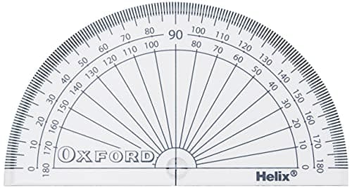 Image of Helix Oxford 10cm 180 degree Protractor