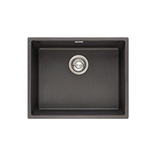 Image of Franke Sirius SID110-50CB 1.0 Bowl Tectonite Undermount Black Kitchen Sink
