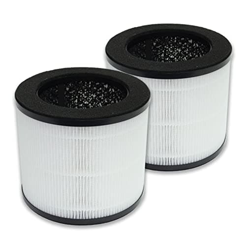 Image of PUREBURG Replacement True HEPA Filters Compatible with BLACK+DECKER BAPT01(BXAP62001GB) and BAPT02 Air Purifiers AF1, H13 4-Stage Filtration Activated carbon 2-in-1 Air Clean,2-Pack