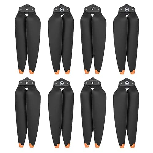 Image of Craznick 8 pcs Propellers for DJI Air 3/3S Replacement Prop Blades Spare Propeller Blade Quick-Release Low Noise 8747F Wings for DJI Air 3/3S Drone Accessories Orange Tips