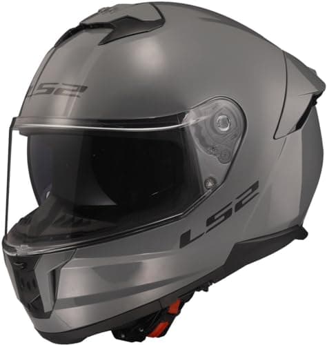 Image of LS2 FF808 Stream II Dual Visor Full Face Motorcycle Helmet NARDO GREY-06 (M) 57-58cm