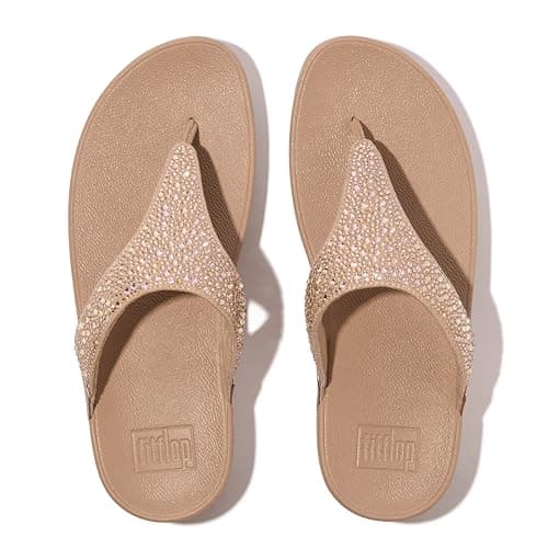 Image of Fitflop LULU CRYSTAL-MIX TOE-POST SANDALS