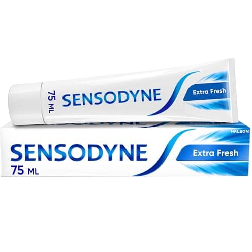 Image of Sensodyne Extra Fresh Toothpaste for Sensitive Teeth, 75ml Toothpaste for Daily use, Specially formulated to Provide 24-Hour Relief from Tooth Sensitivity Pack of 3