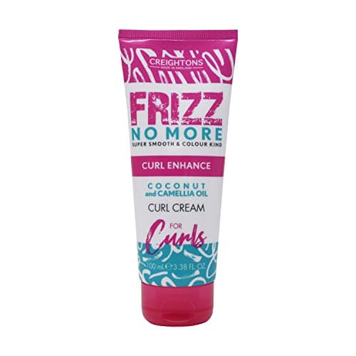 Image of Creightons Frizz No More Curl Enhance Curl Cream 100ml – Reduces Frizz, Defines Curls & Adds Glossy Shine with Coconut & Camellia Oil | Humidity Defence, Colour-Kind, All Hair Types