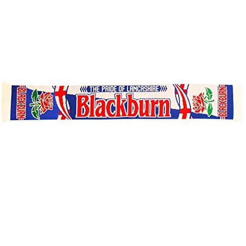 Image of Beyond Happy Blackburn Rovers Scarf – Rovers – 145cm Football Souvenir – 100% Acrylic Supporter Scarf