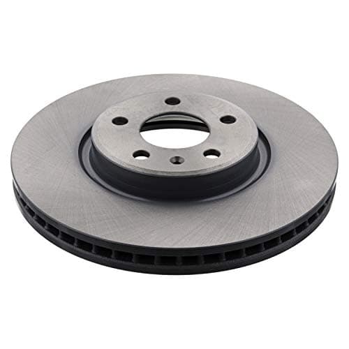 Image of febi bilstein 44022 Brake Disc Set (2 Brake Disc) front, internally ventilated, No. of Holes 5
