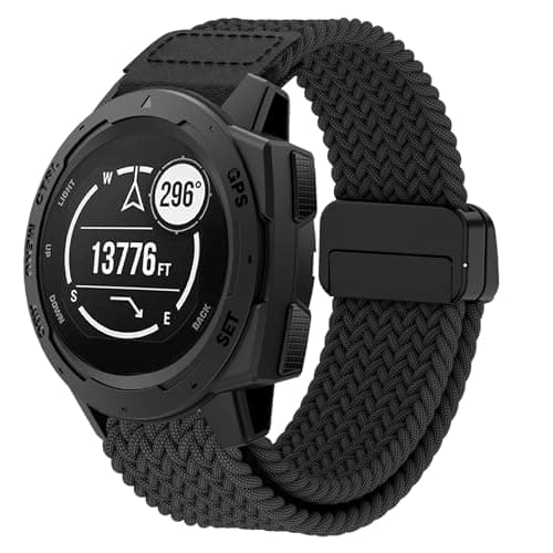 Image of Strap for Garmin Instinct, 22mm Soft Stretchy Nylon Watch Strap with Precise Magnetic Attraction for Instinct 2 / Crossover / Tactical / Esports / Tide