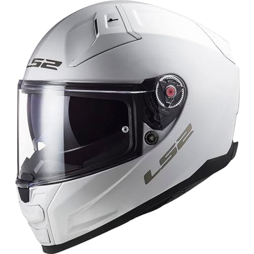 Image of LS2, Vector II Full-Face Motorcycle Helmets Solid White, L
