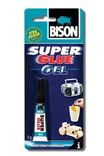Image of 1 x 6305573 Bison Super Glue Instant Universal Adhesive 3g Gel with re-sealable Cap