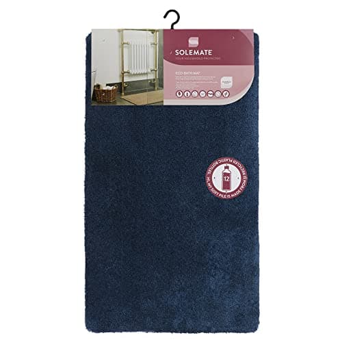Image of SOLEMATE Eco-Bath Mat, 60x100cm, Navy Blue