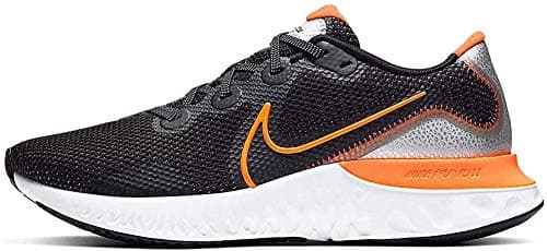 Image of Nike Nike Renew Run, Men's Running Shoe, Black/Total Orange-Particle Gray-White, 9 UK (44 EU)