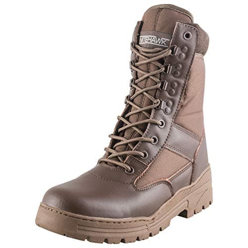 Image of NITEHAWK Brown Army Patrol Boots-size 9