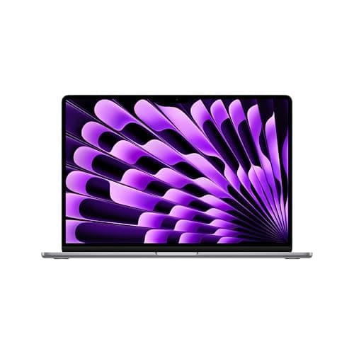 Image of Apple 2024 MacBook Air 15-inch Laptop with M3 chip: 15.3-inch Liquid Retina Display, 16GB Unified Memory, 256GB SSD Storage, Backlit Keyboard, 1080p FaceTime HD Camera, Touch ID; Space Grey