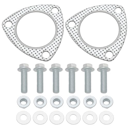 Image of YINETTECH 2Sets Exhaust Gasket Exhaust Pipe Metal Gasket Replacement Part 00854936 854936 90231063 Compatible with Opel Astra F Astra G CC Astra H