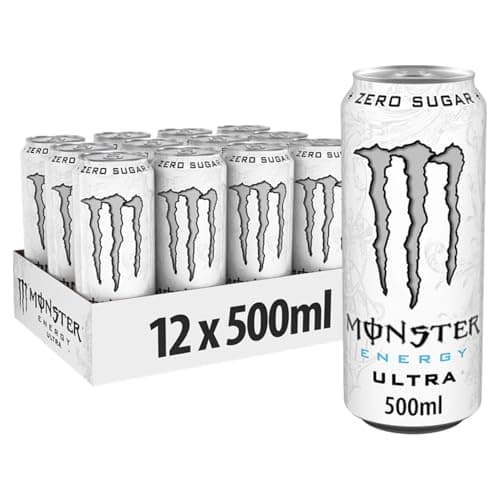 Image of Monster Energy Drink Can - 500ml - Ultra White (12Pack)