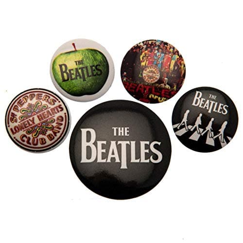 Image of Pyramid International BP80476 The Beatles White Badge, Multi-Colour, 10 x 12.5 x 1.3 cm