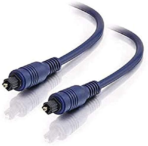 Image of C2G 80324 2M Velocity TOSLINK Optical Audio Digital Cable Suitable for JBL, LG, SONOS, Samsung, Sony, Philips, Bose Sound Bar, HDTV, PS4, Xbox, Surround Sound, Home Theater and more
