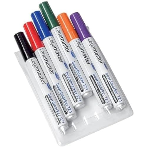 Image of Legamaster TZ1 Board Markers - Wallet x6 Assorted