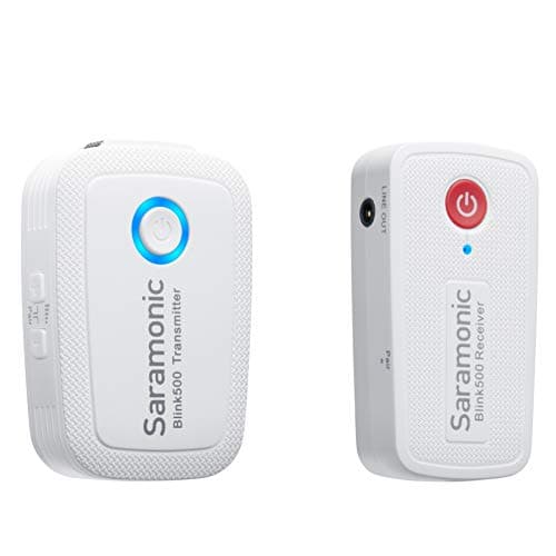 Image of Saramonic Ultracompact 2.4 GHz Wireless Clip-On Mic System w/Lav & Dual-Reciever for Cameras & Mobile (BLINK500B1W)