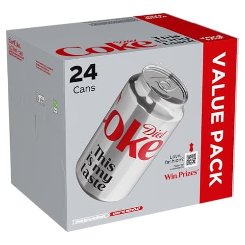 Image of Diet Coke Soft Drink Cans, 24 x 330 mL