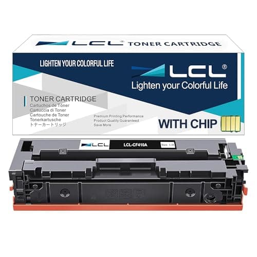 Image of LCL Compatible Toner Cartridge Replacement for HP 410A 410X CF410A CF410X for HP Color LaserJet Pro MFP M452dn M452dw M452nw M377dw M477fnw M477fdn M477fdnw (1 Black)