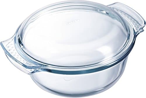 Image of Pyrex Glass Round Casserole, 1.0L