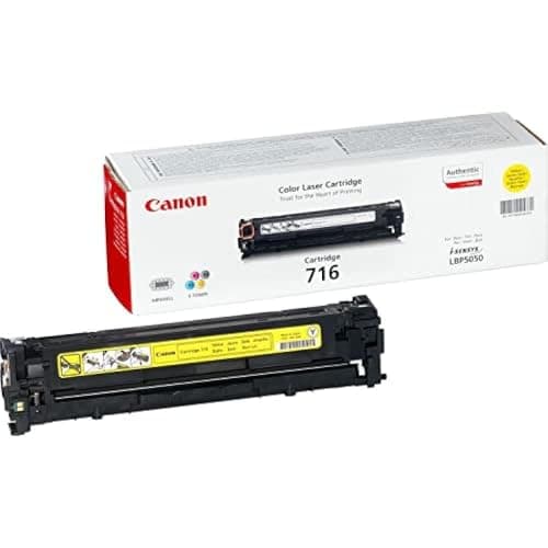 Image of Canon Original Yellow Laser Toner Cartridge 716 1977B002