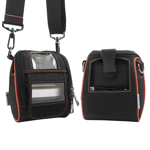 Image of Soft Carrying Case for Zebra ZQ320 ZQ310 ZQ220 Mobile Thermal Printer - 2024 Upgrade Case Holster with Shoulder Strap and Belt Clip Compatible with Zebra ZQ320 ZQ310 ZQ220 Portable Carry Accessories