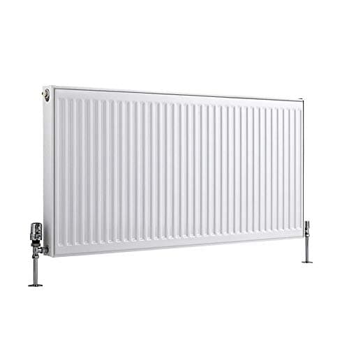 Image of Milano Compact White Type 11 Horizontal Single Panel Convector Radiator - 600mm x 1200mm