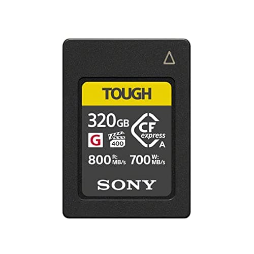 Image of Sony 320GB TOUGH CFexpress Type A Flash Memory Card - VPG400 High Speed G Series with Video Performance Guarantee (Read 800MB/s and Write 700MB/s) – CEA-G320T