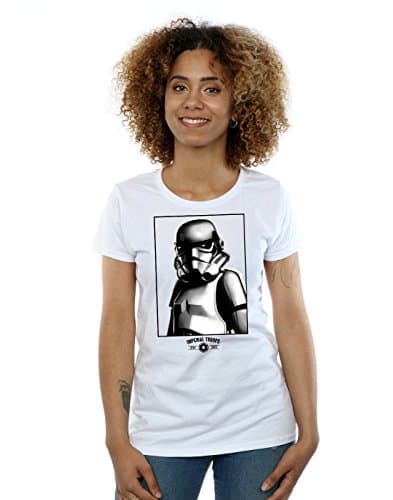 Image of Star Wars Women's Imperial Troops T-Shirt White XX-Large