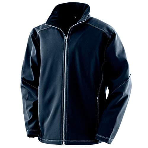Image of Result Work Guard Mens Treble Stitch Softshell Jacket (L) (Navy)