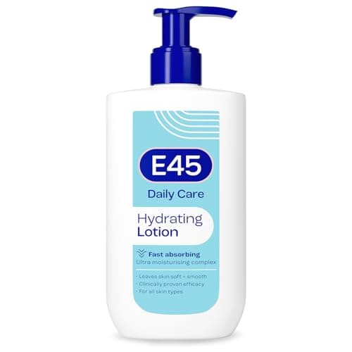 Image of E45 Daily Lotion 400 ml for all Skin Types – Hydrating Non-Greasy Lightweight Moisturiser - Perfume-Free Long Lasting Body Face Hand Cream - Dermatologically Tested