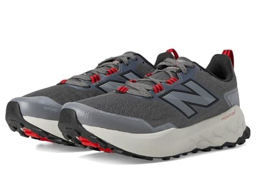 Image of New Balance Men's Fresh Foam X Garoé V2 Trail Running Shoe, Castlerock/True Red/Slate Grey, 10.5 Wide