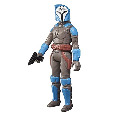 Image of Star Wars Hasbro Retro Collection Bo-Katan Kryze Toy 9.5 cm-Scale The Mandalorian Collectible Action Figure, Toys for Kids 4 and Up, Multicolor, F4460