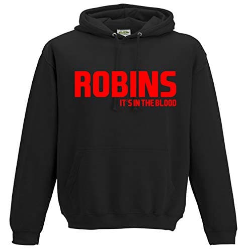 Image of Robins Its in The Blood Premium Hoodie Gift XX-Large Black