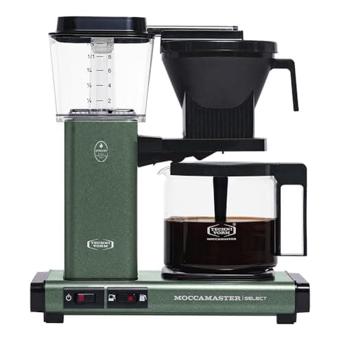 Image of Moccamaster 53822 KBG Select, Filter Coffee Machine, Forest Green, UK Plug, 1.25 Liters