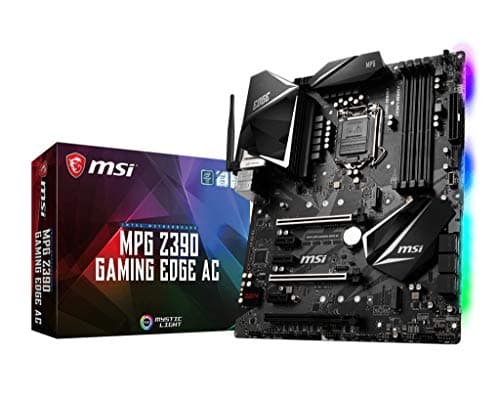 Image of MSI MPG Z390 Gaming Edge AC (LGA1151 (Intel 8th and 9th Gen) M.2 USB 3.1 Gen 2 DDR4 HDMI DP Wi-Fi SLI CFX ATX Z390 Gaming Motherboard