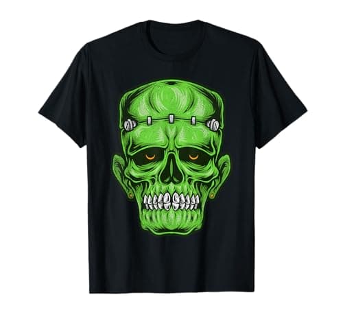 Image of Halloween Monster Horror Movie Frankenstein T-Shirt