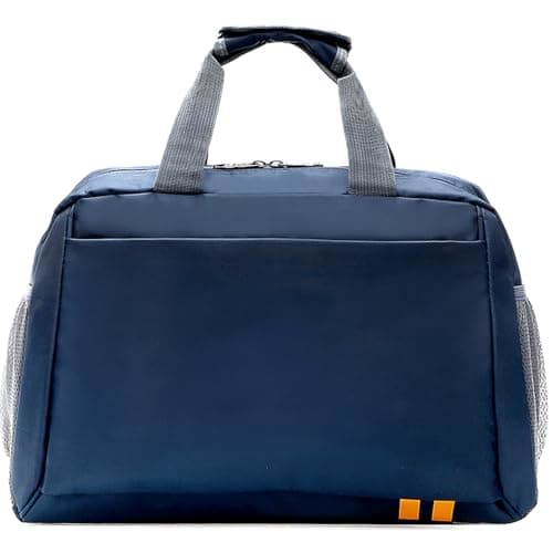 Image of YYKSYDPT Cabin Bags 40x20x25 Underseat Handbag for Women and Men Flight Travel Duffel Bag Carry Small Lightweight Holdall Bag Hand. (Blue)