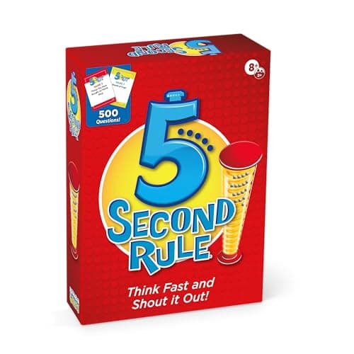 Image of PlayMonster 5 Second Rule - Quickfire Trivia Card Game for Family Fun - Family Games - Ages 8+