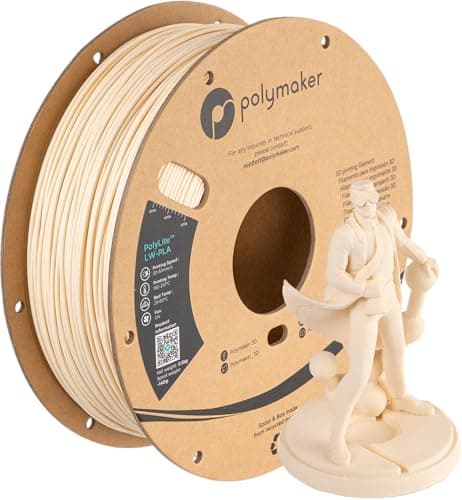Image of Polymaker PolyLite LW-PLA - 1.75mm - 800g - White