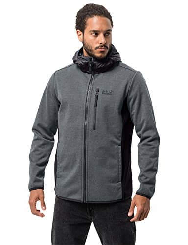 Image of Jack Wolfskin Men's Sky Flex Jacket, Dark Grey, Medium