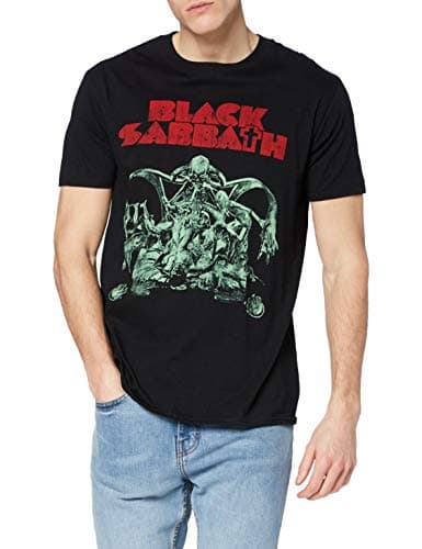 Image of Black Sabbath Men's Bloody Sabbath Cutout Short Sleeve T-Shirt, Black, X-Large