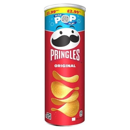 Image of Pringles Original Potato Crisps, 165g, Pack of 6