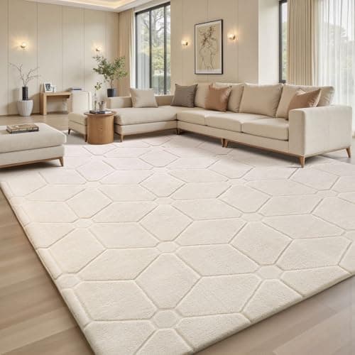 Image of Sour Lemon Rugs Living Room 200x300,3D Cream Area Rugs for Bedroom,Extra Large Rugs for living room,Machine Washable Anti Slip Short Pile Rug Carpets Mat for Kids Room Bedroom
