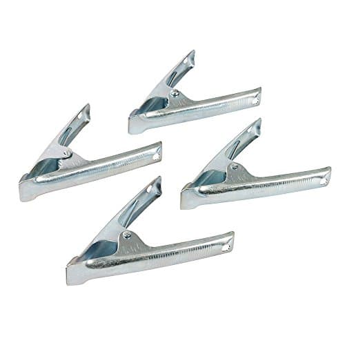 Image of Silverline 878971 Stall Clips 4pk 50 mm Jaw
