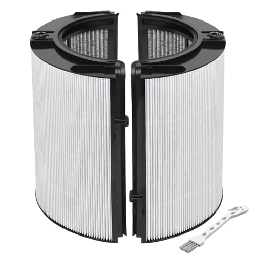 Image of 360° Combi Glass True H13 HEPA + Carbon Replacement Filter Compatible with Dyson TP10 HP10 HP09 TP09 HP07 TP07 TP06 HP06 HP04 TP04 PH04 PH03 PH02 PH01 DP04 HP4B PH3A TP7A TP7C TP4A TP4B, 2-in-1 Filter