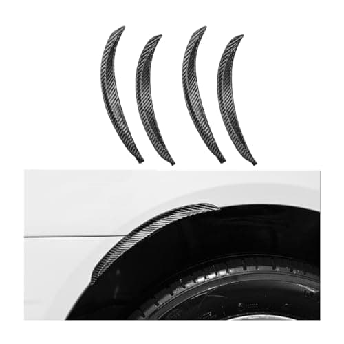 Image of CGEAMDY Fender Widening, Wheel Arch Widening Mud Guards, Car Wheel Fender Mudguards Flares, Mudguard Wheel Cover, Car Tyre Eyebrow Trim Strip, Mud Flaps Extension For Vehicle(4 Pieces)