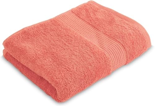 Image of Le linge de Jules Bath Towel 90 x 150 cm 100% Cotton 450 g/m² Coral